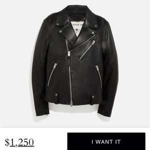Authentic Lamb Leather Coach Jacket